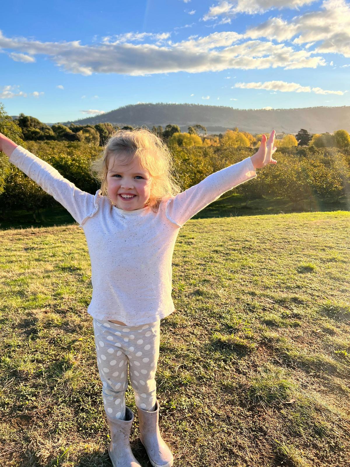Enjoying the farm vibes