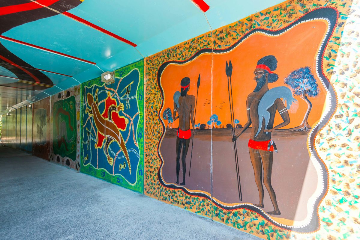 Ballina Public Art - Reconciliation Tunnel Murals