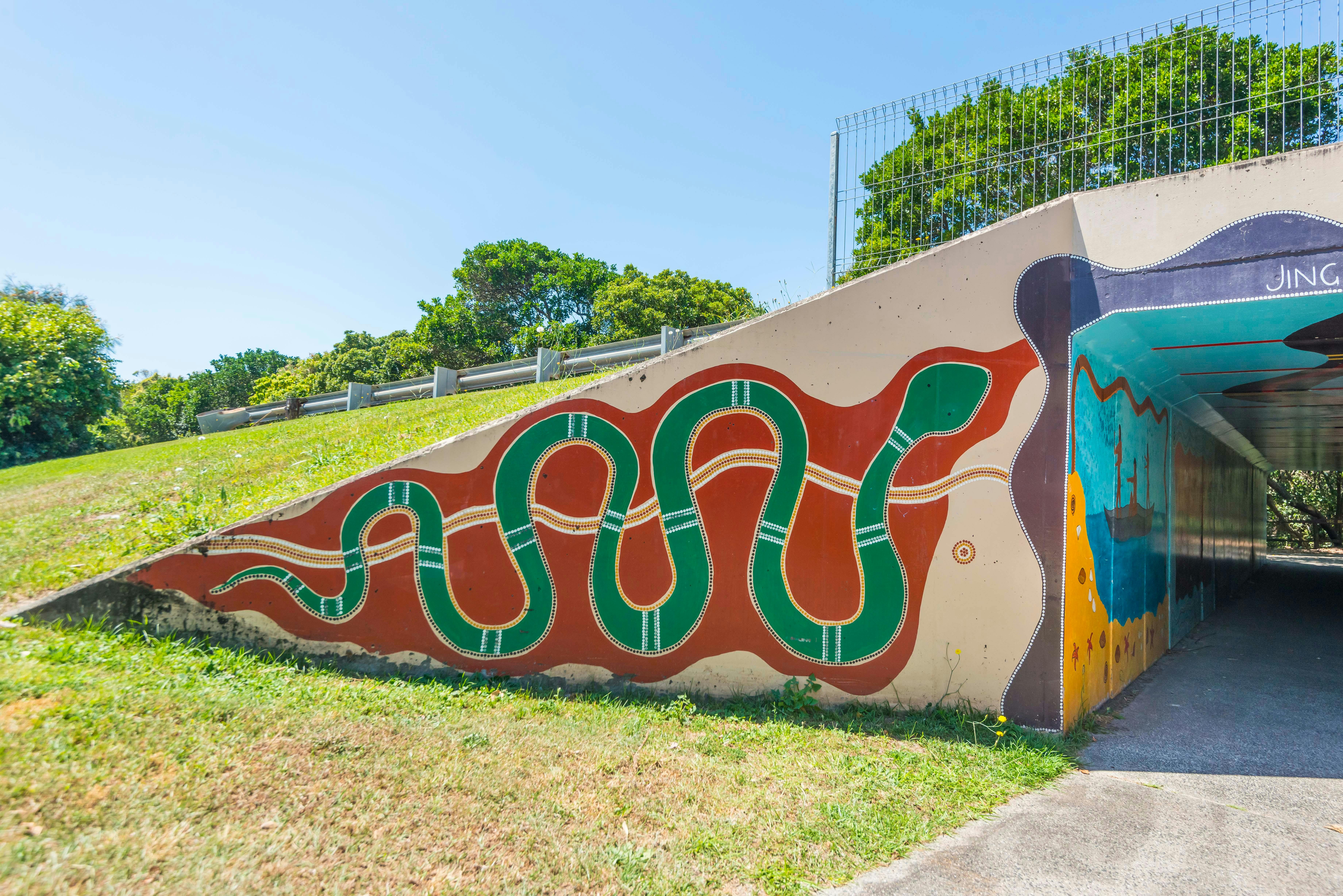 Ballina Public Art - Reconciliation Tunnel Murals