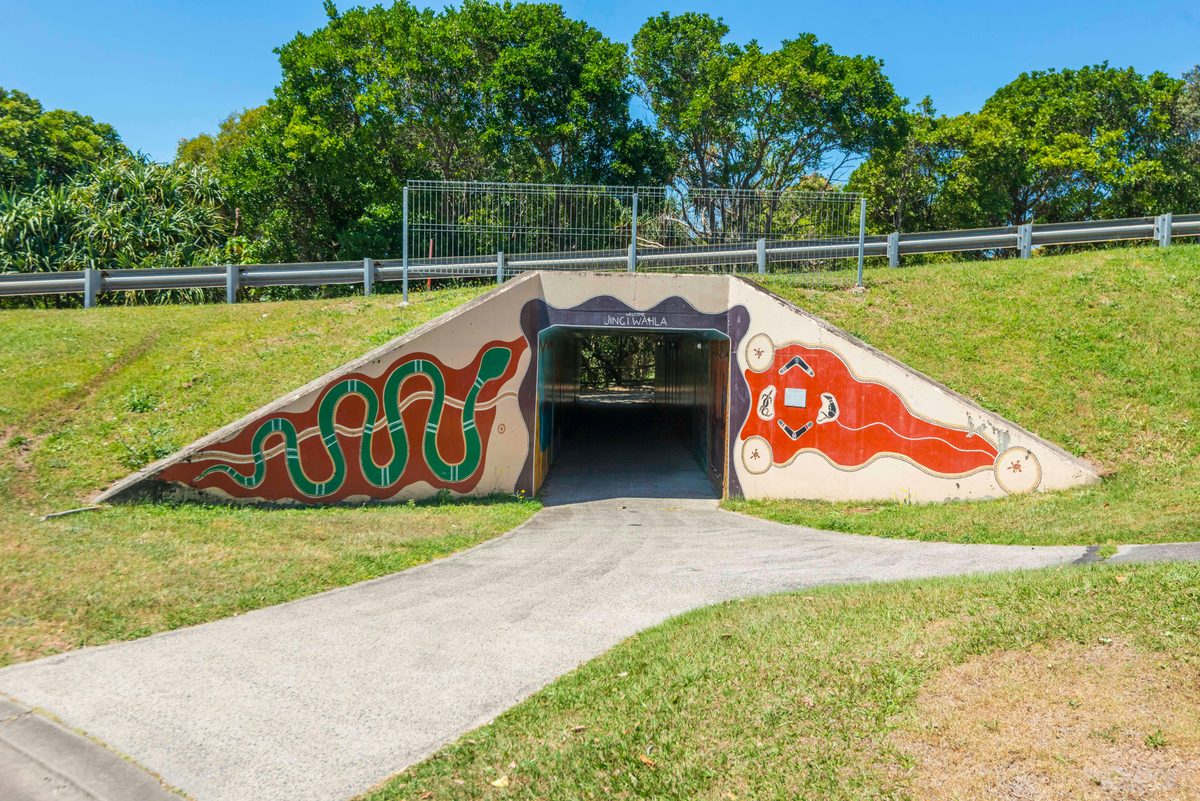 Ballina Public Art - Reconciliation Tunnel Murals