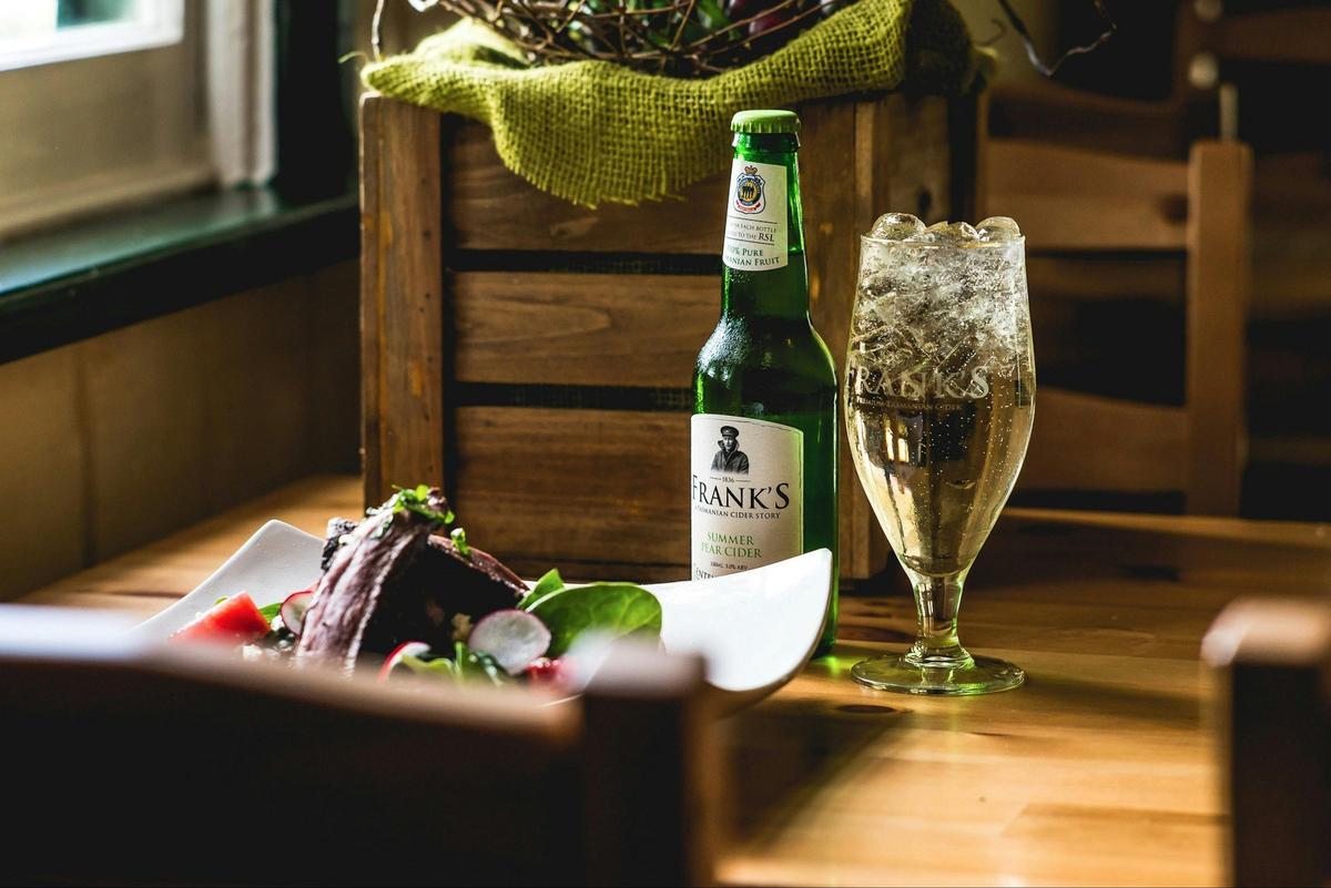 Frank's sparkling ciders.