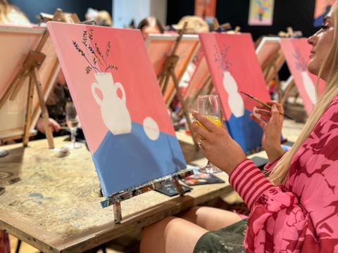 Frida's Luxe Sip n' Paint Hobart