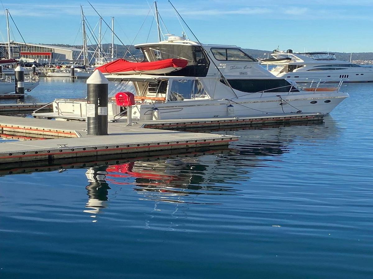 Hobart Private Charters, at wharf