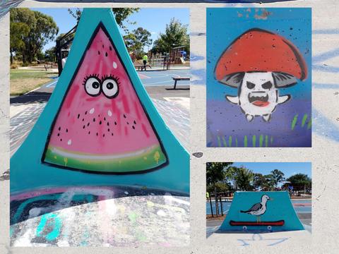 George Town Skate Park Art