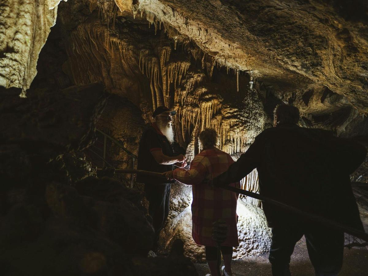 Inside Gunns Plains Caves