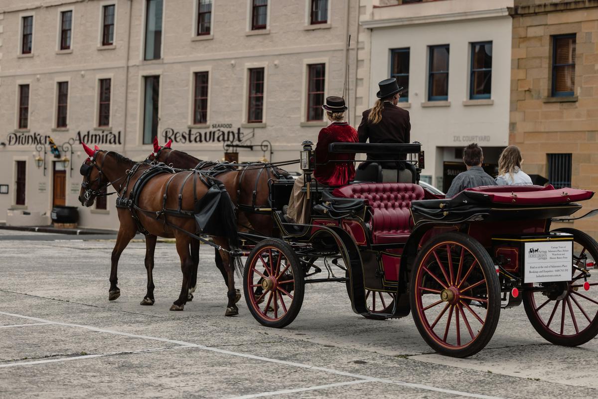 Carriage along the Waterfront