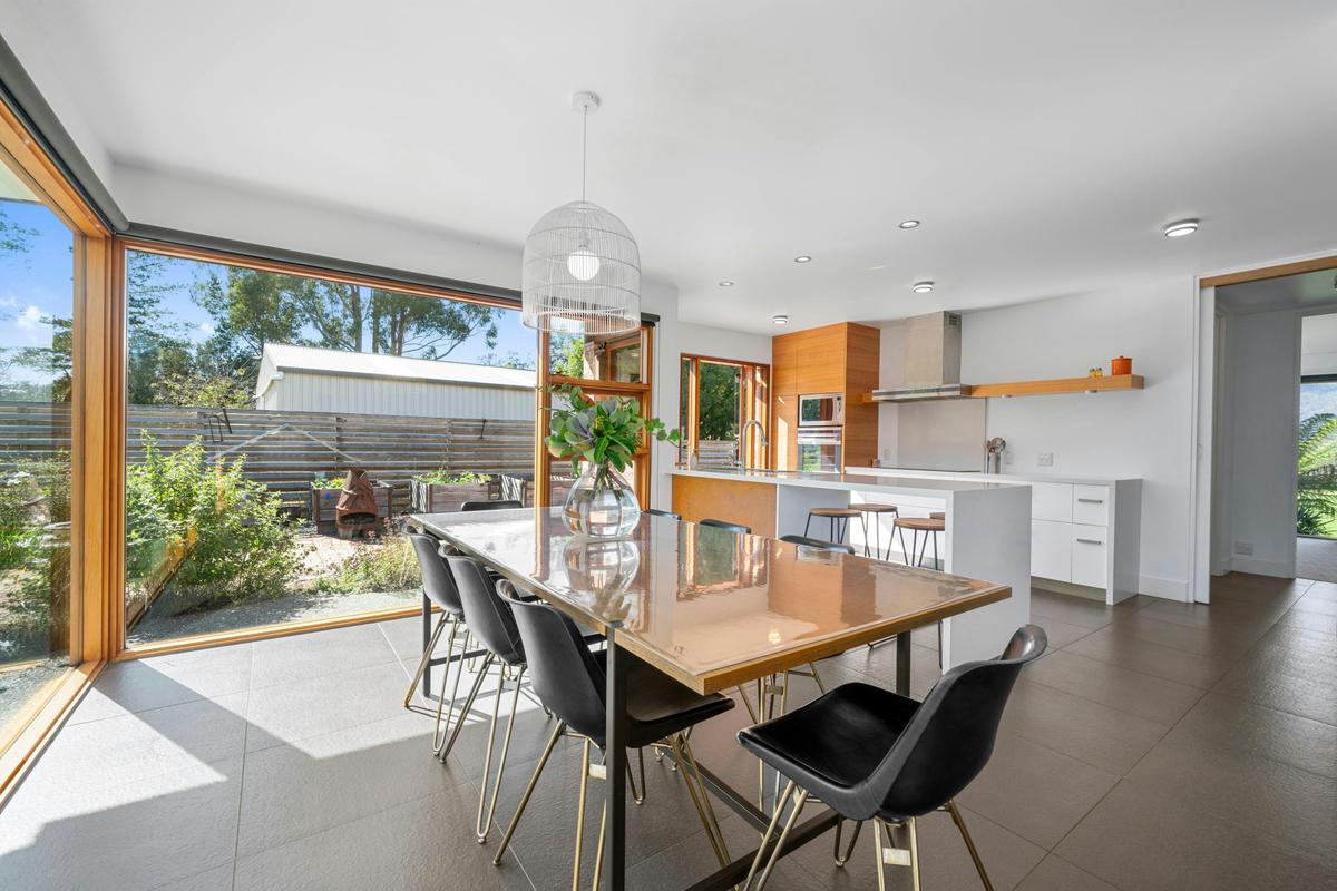 Dining and kitchen