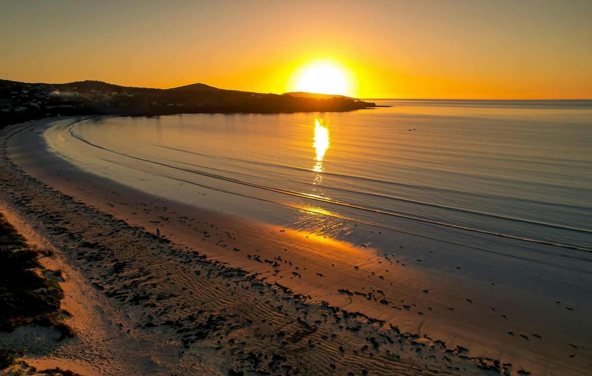 Sunset at Greens Beach