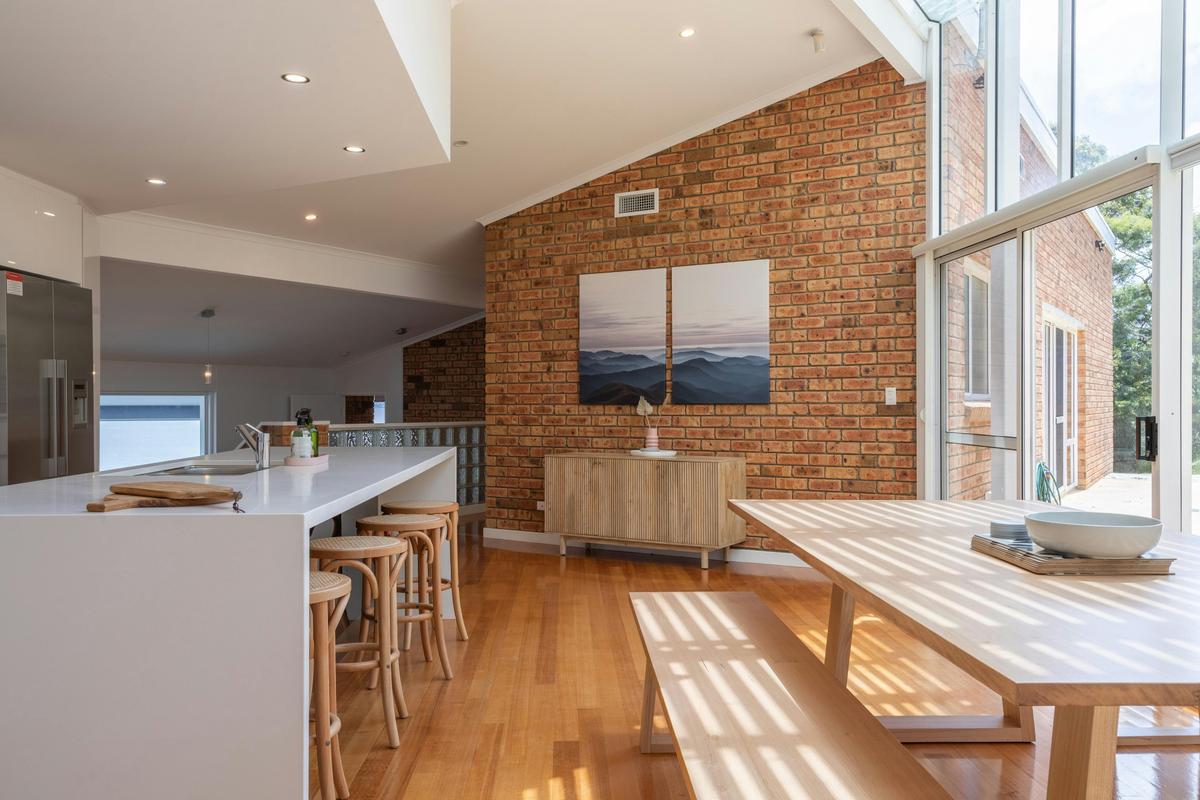 Large open plan kitchen Dining