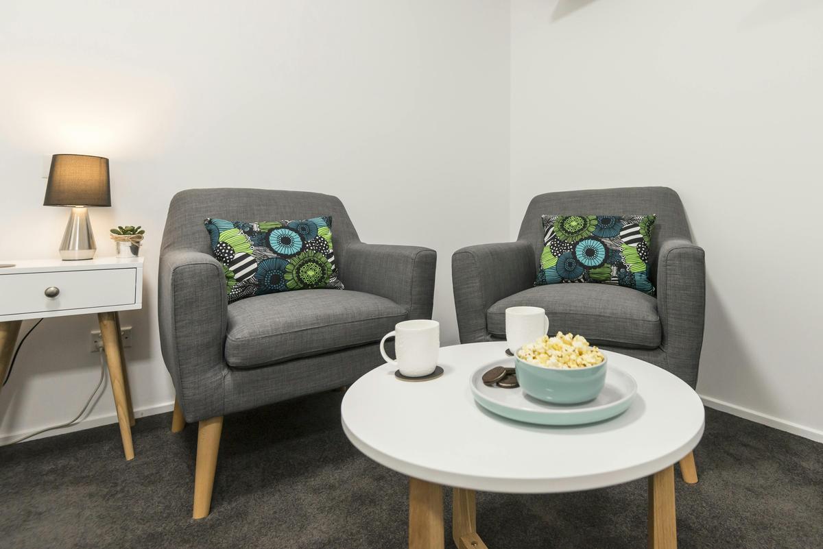 Comfortable lounge area