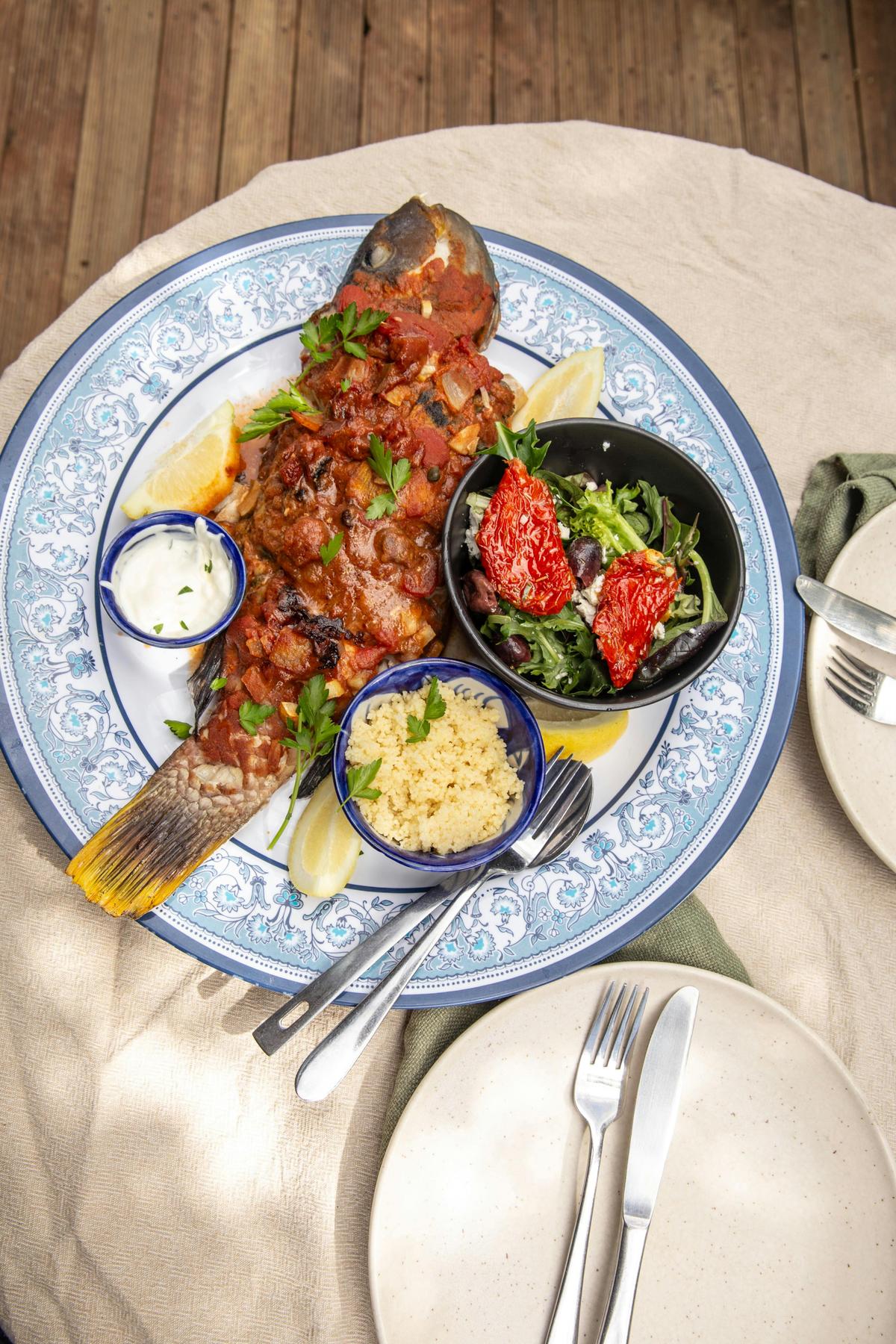 Baked fish