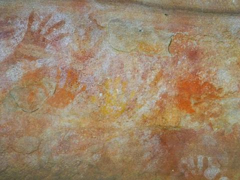 Red Hands Cave
