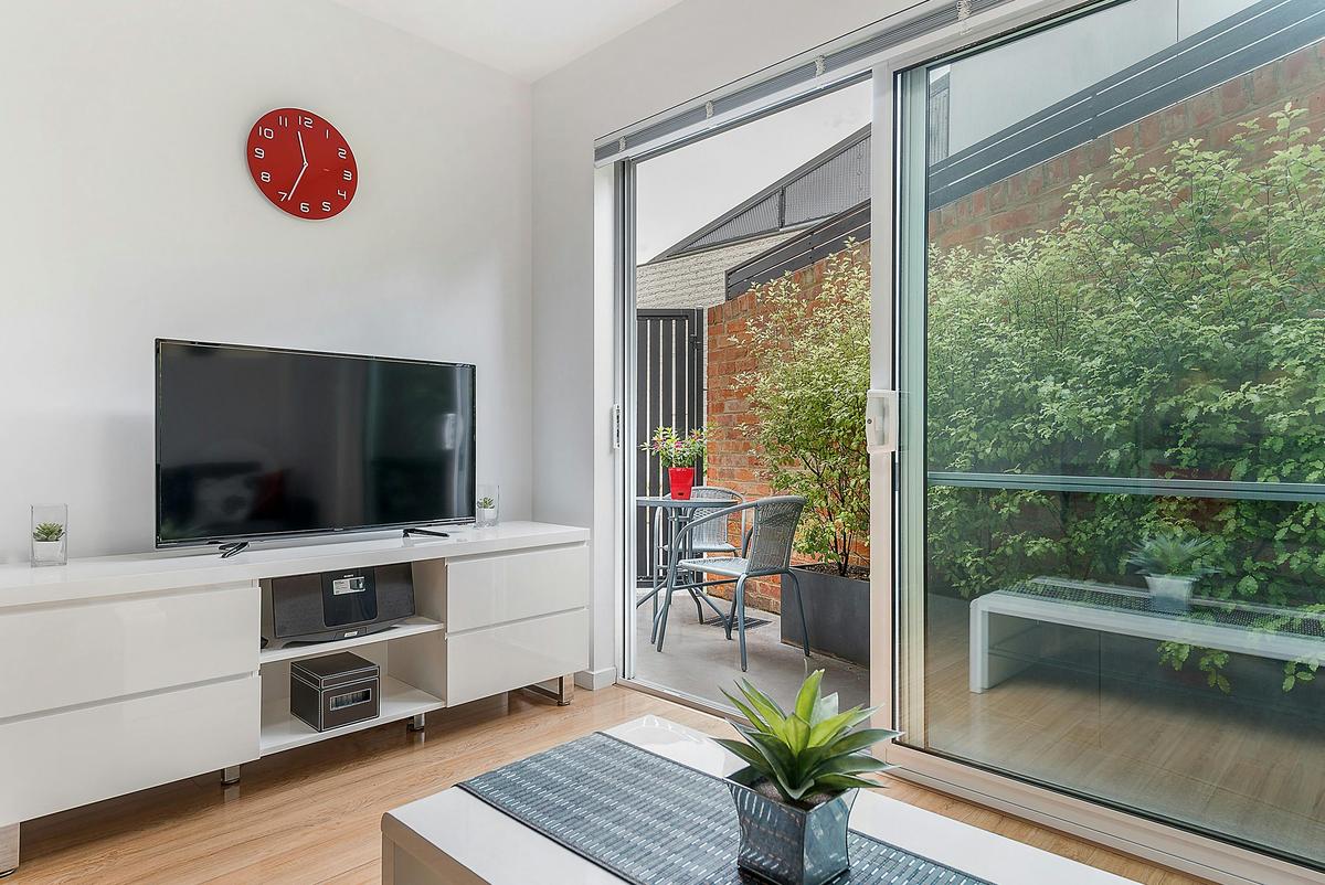 Spacious open-plan living area
