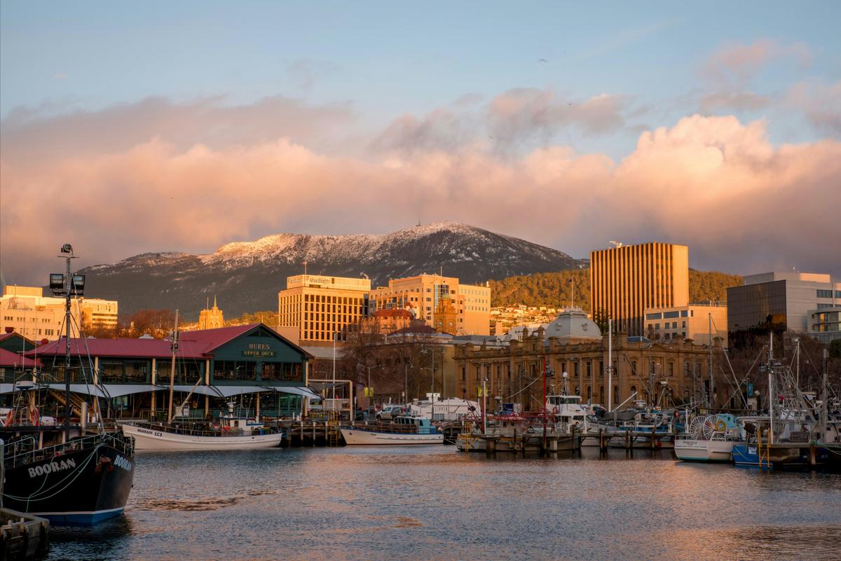 Hobart's iconic Mt Wellington