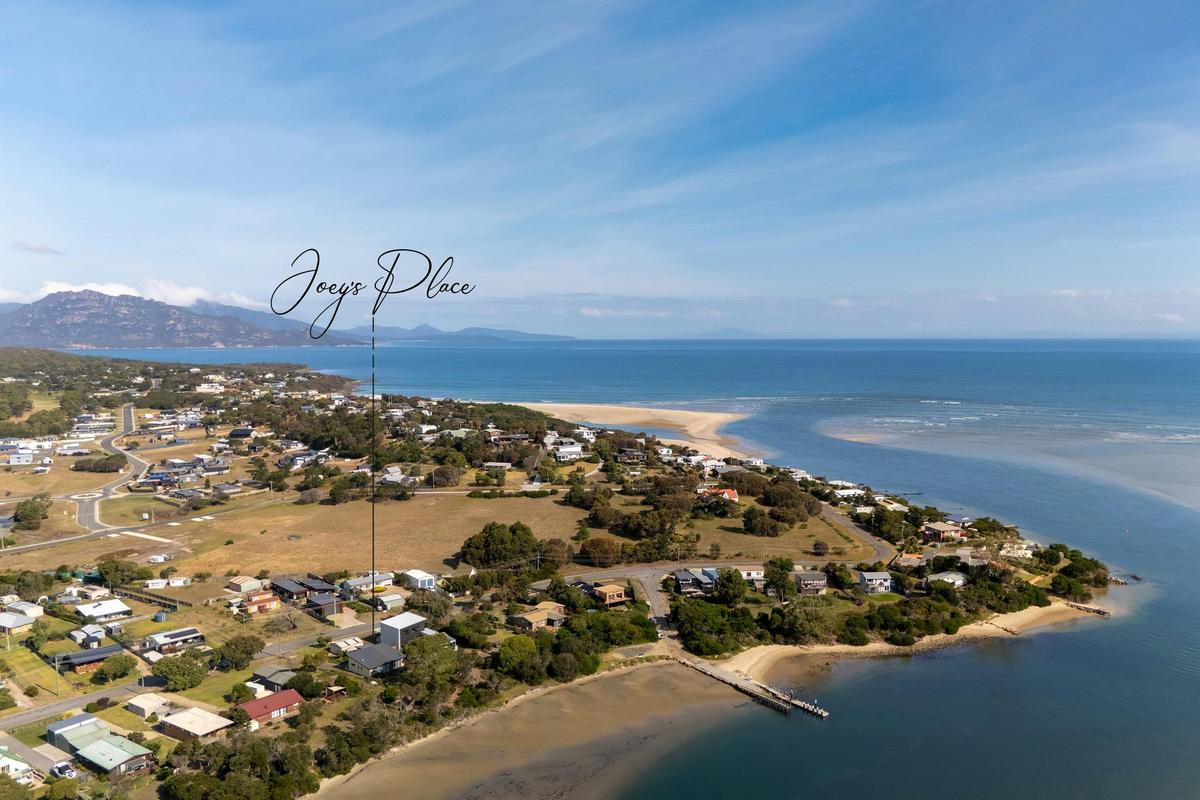 Aerial View of the waterfront location