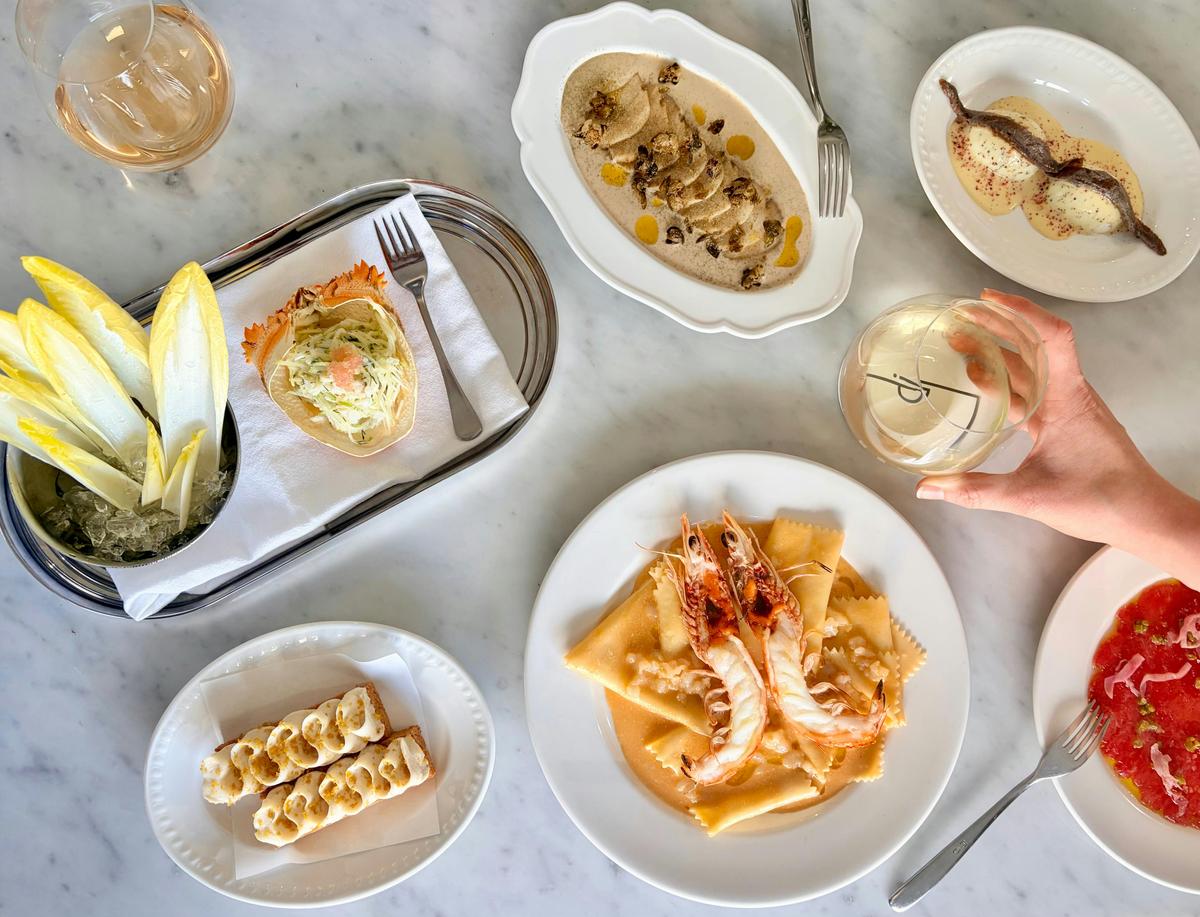 Institut Polaire Tasmania seafood menu
