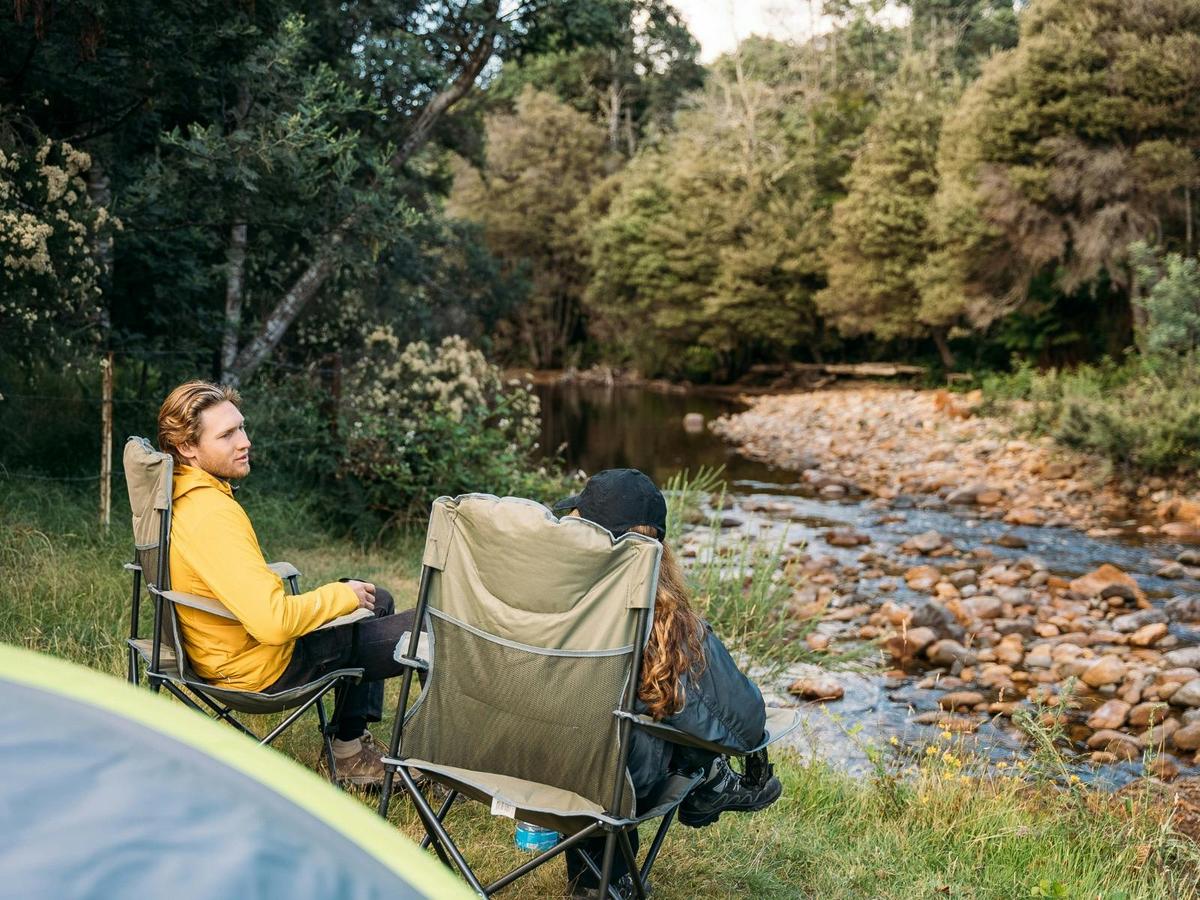 Camping at Lake Gairdner