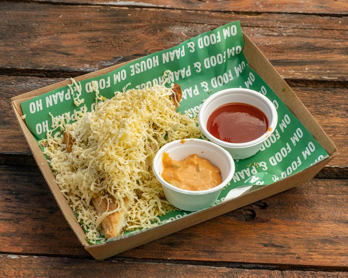 Cheese Aloo Puff - OM Food & Paan House - Launceston Tasmania