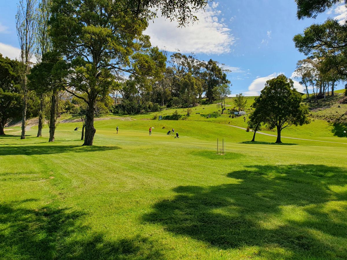 Kingston Beach Golf Club - take the 1960s inclinator up to the 18th