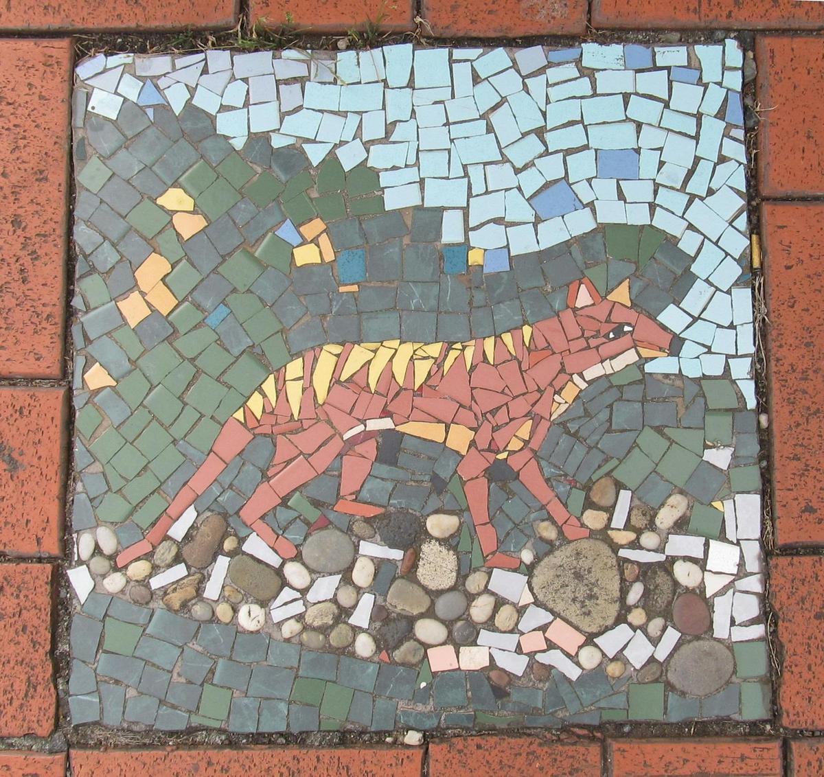 Thylacine mosaic
