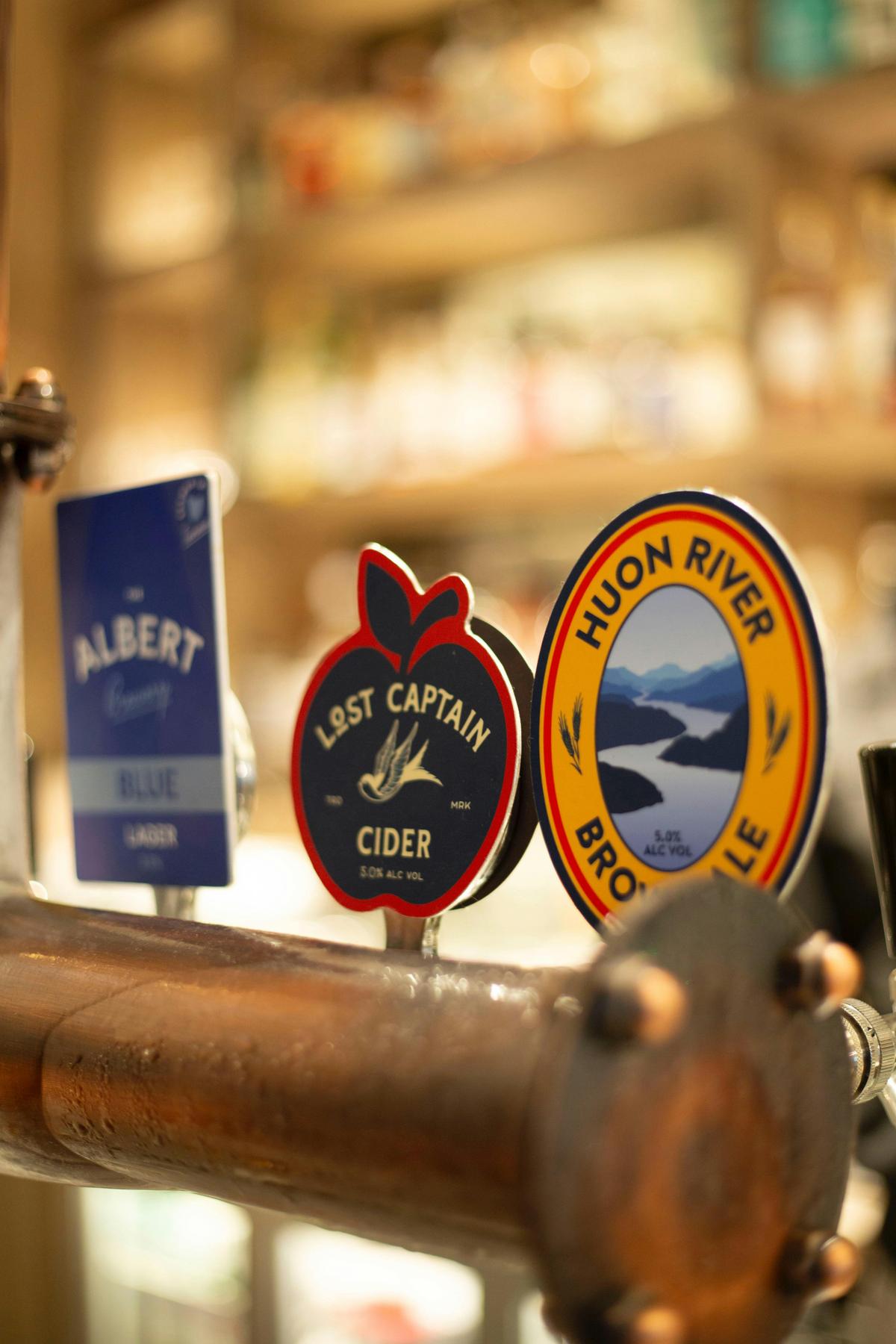 10 local and rotating beers & ciders  on tap