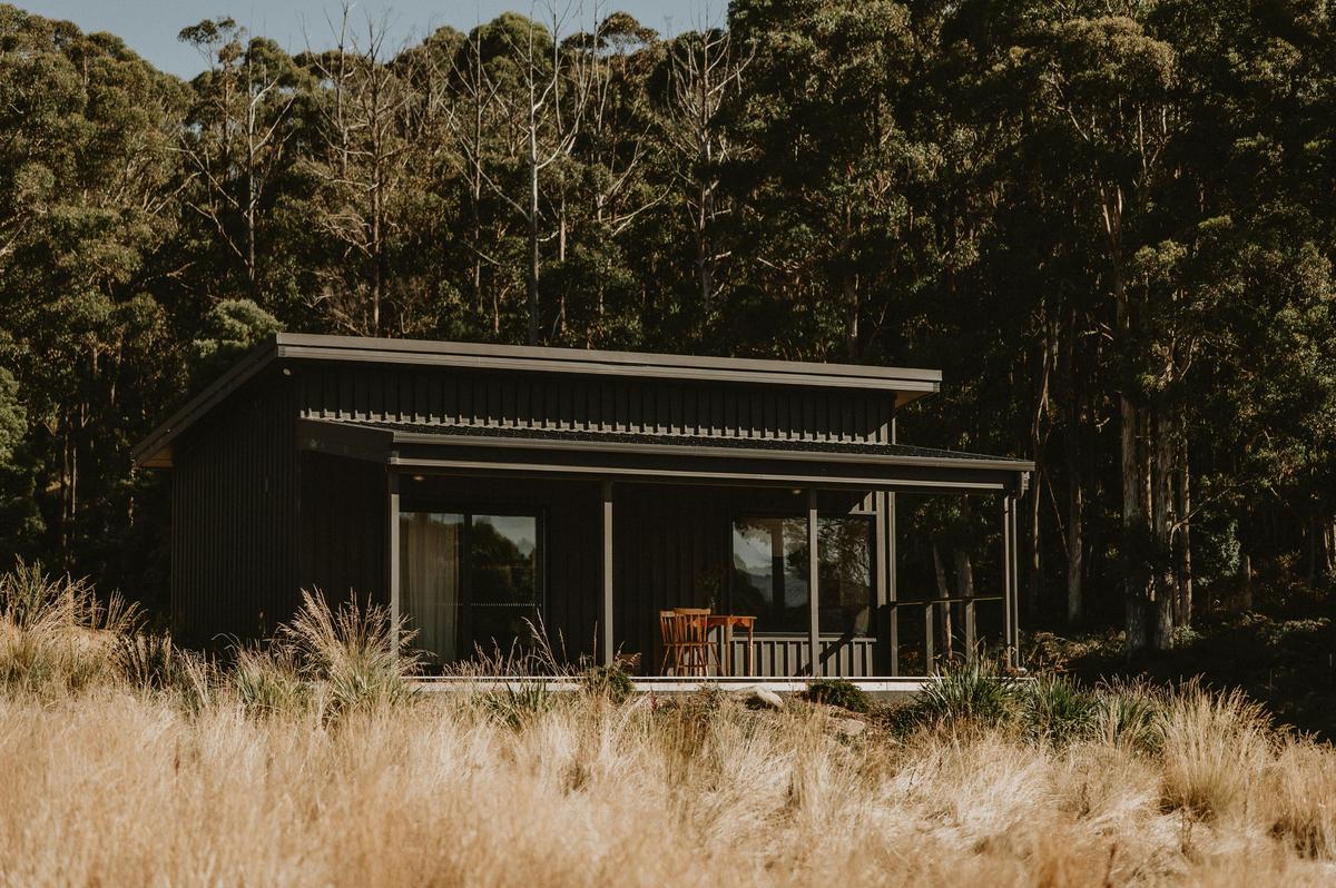 Your self-contained cabin includes a deck for taking in the view