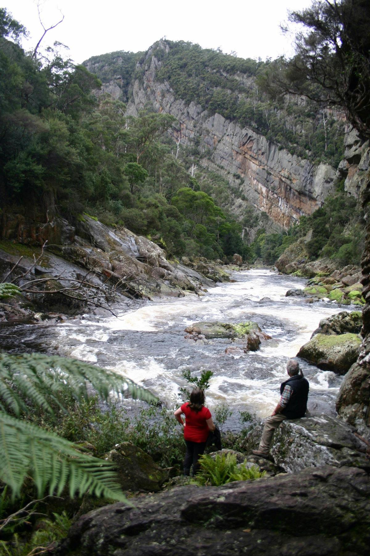 Leven River twisting through the Canyon