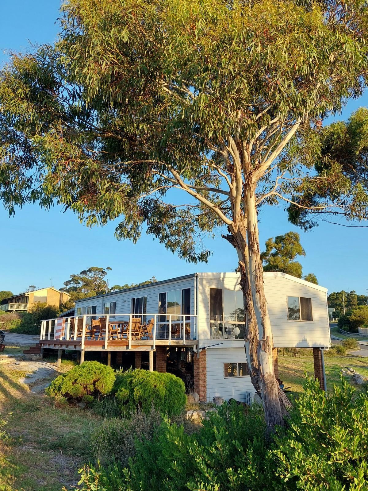 Elevated coastal escape overlooking Binalong Bay