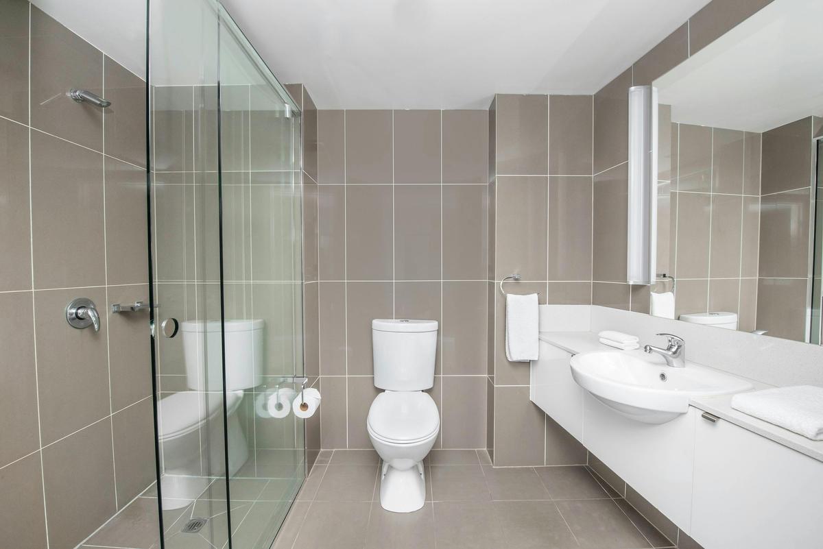 Walk in shower in all Rooms and Apartments excluding King Rooms which have shower over bath.