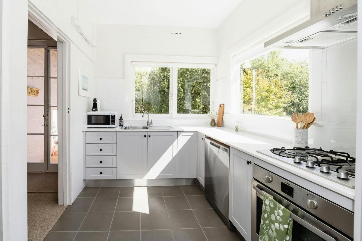 Kitchen and garden view