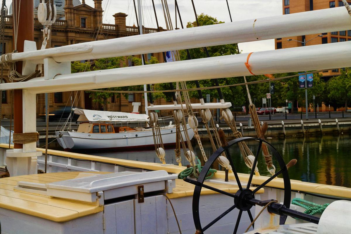 May Queen & Westward moored in Constitution Dock