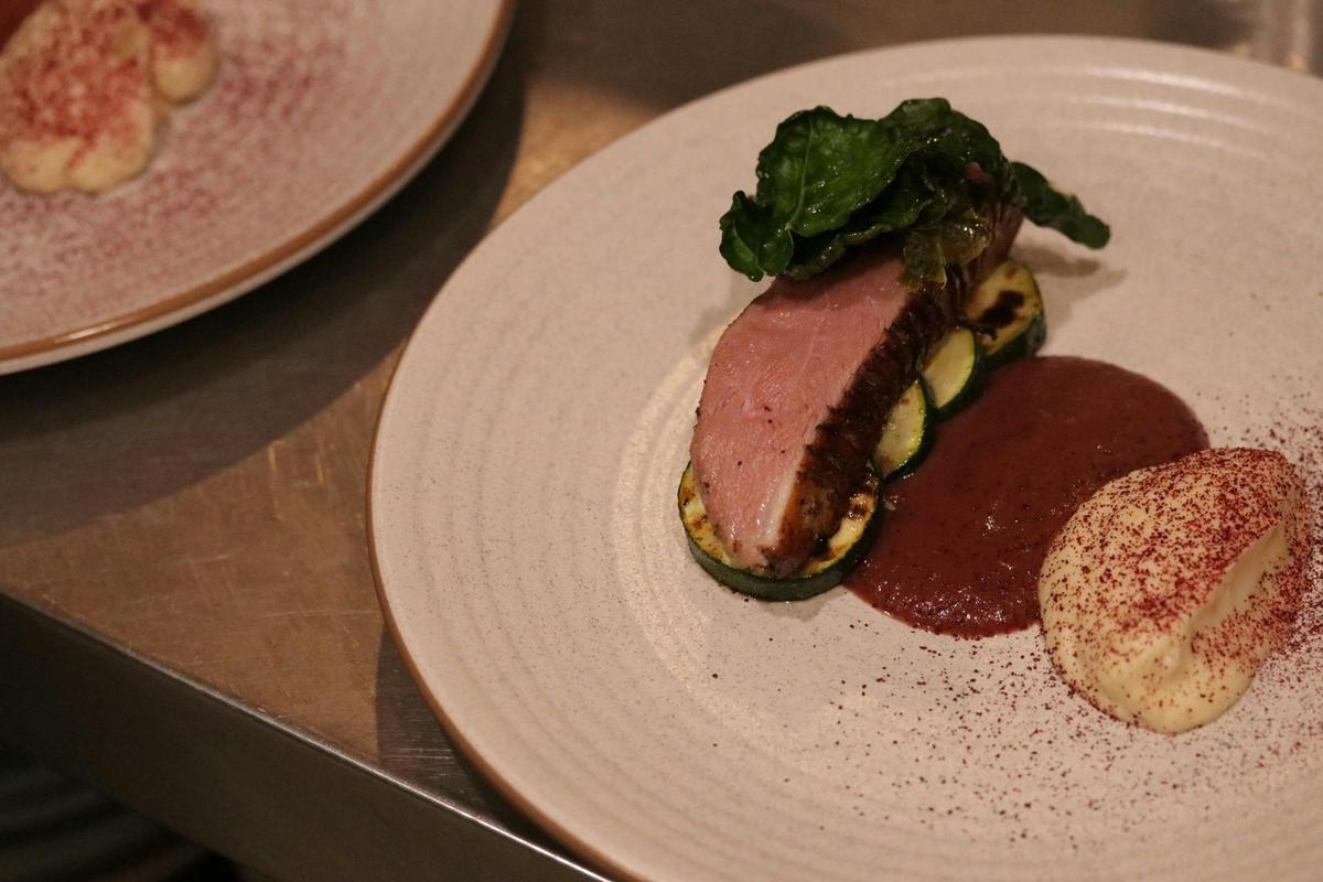 The main course of our Mothers Day set Menu