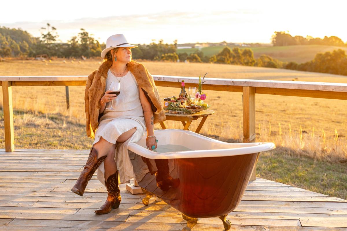Farm platter and bath