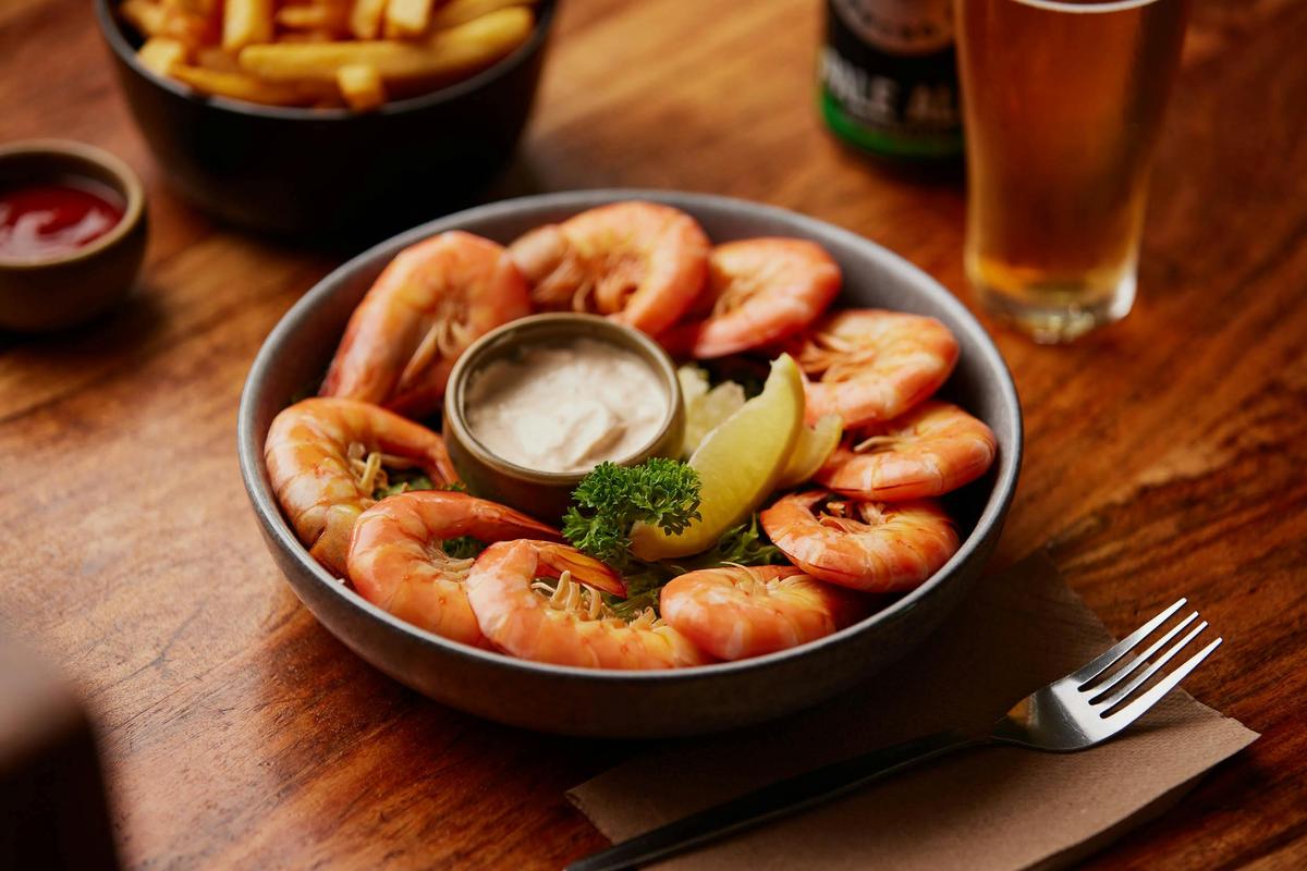 Cooked Australian Prawns