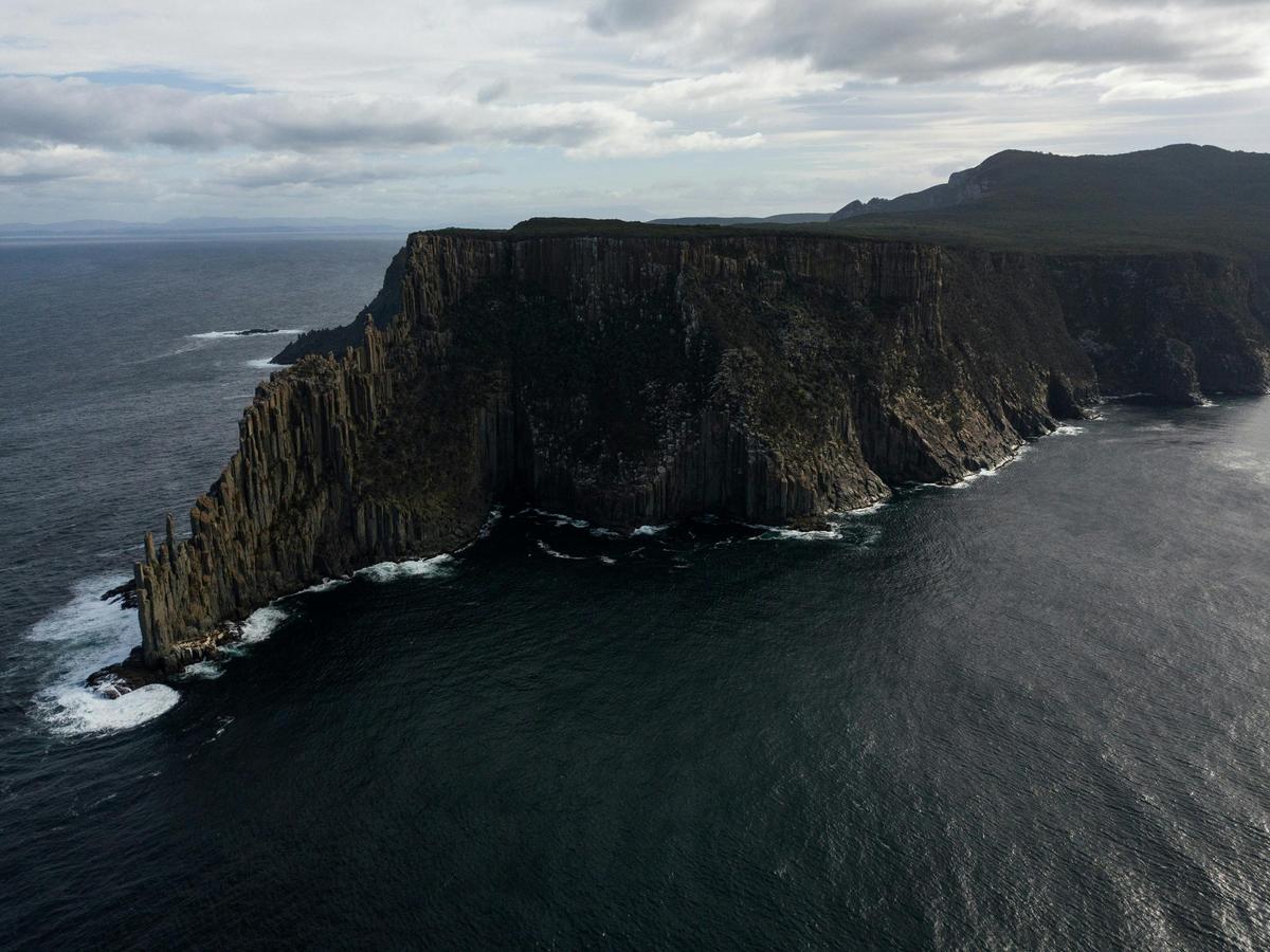 Cape Raoul from the air