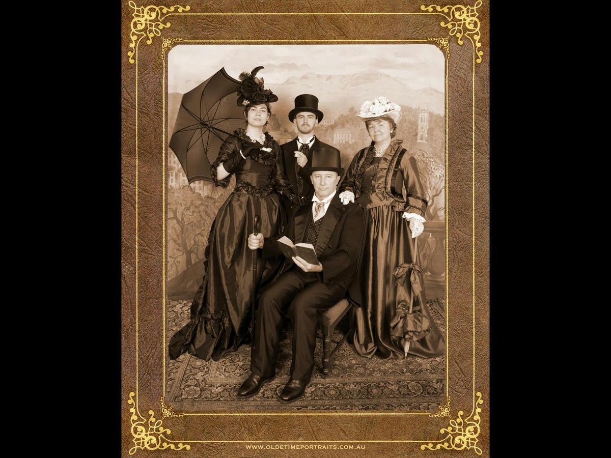 Victorian Theme Family Portrait
