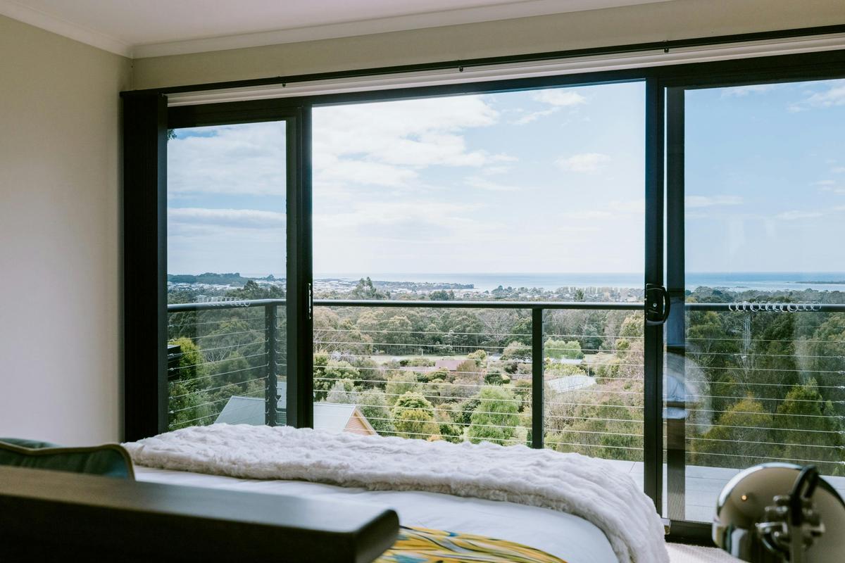 Enjoy your own private balcony from the master bedroom.