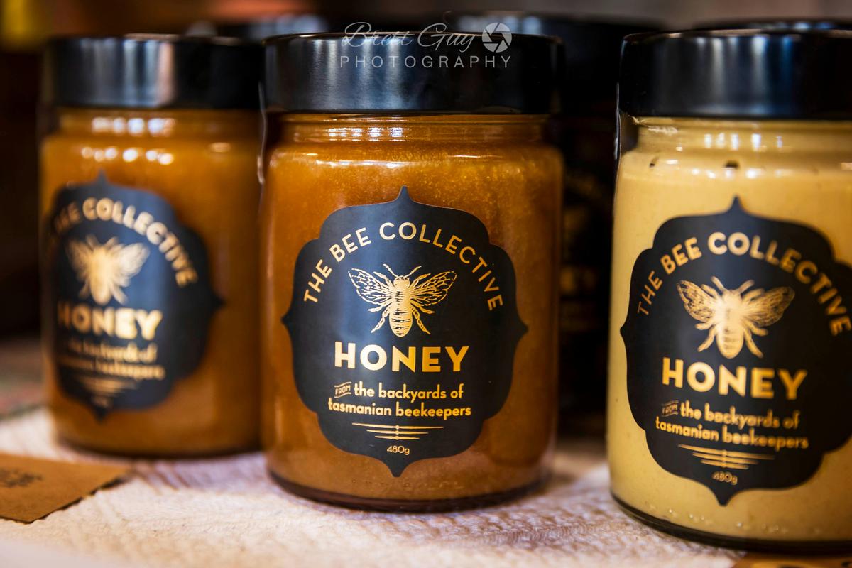 Locally made honey at Richmond Village Market