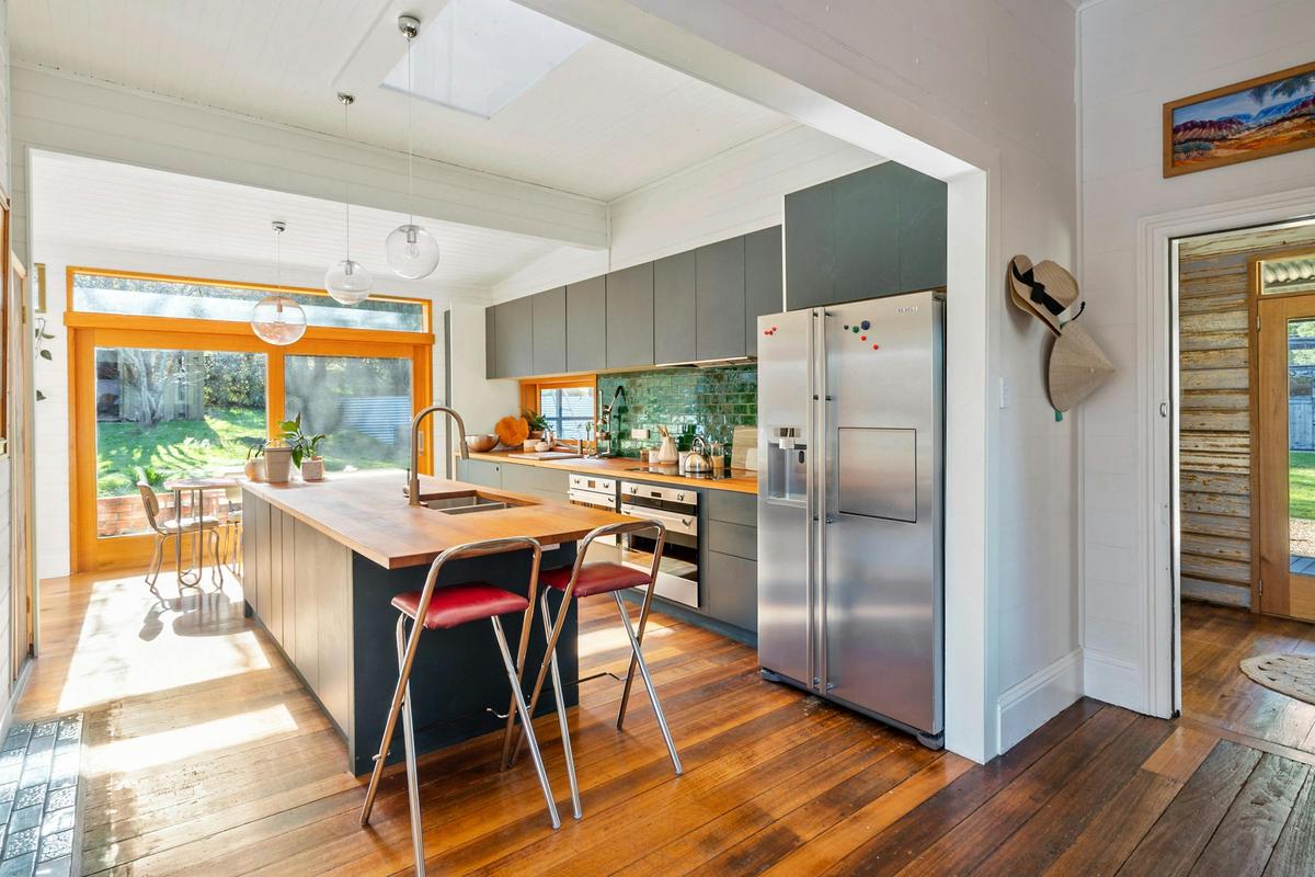 light filled kitchen