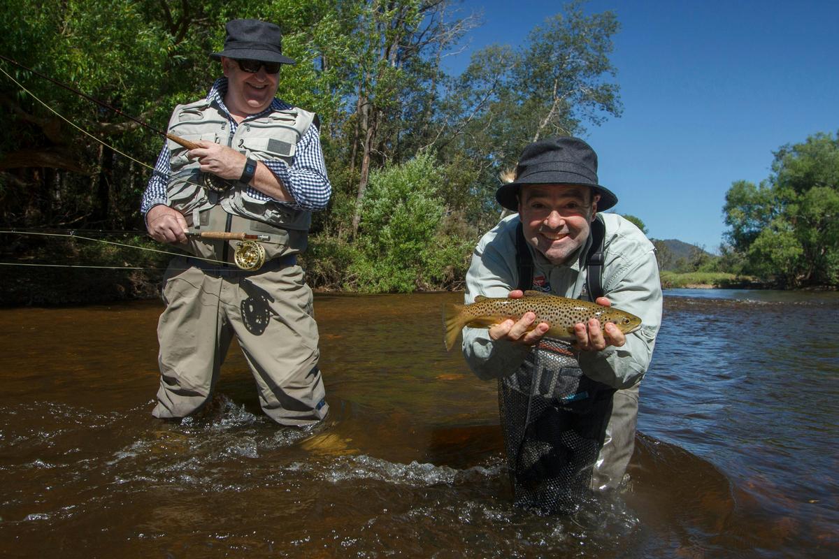 Northern Tasmania stream fishing