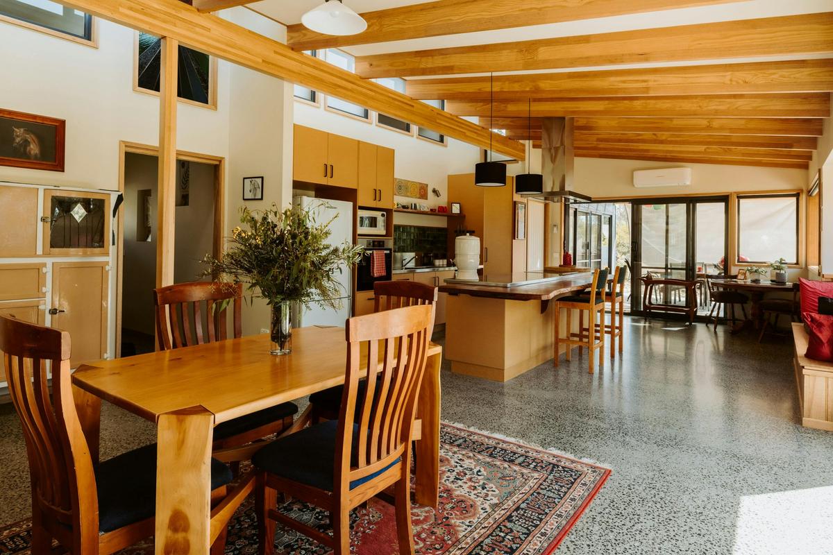 Enjoy open plan living from the living room, dining space and kitchen.