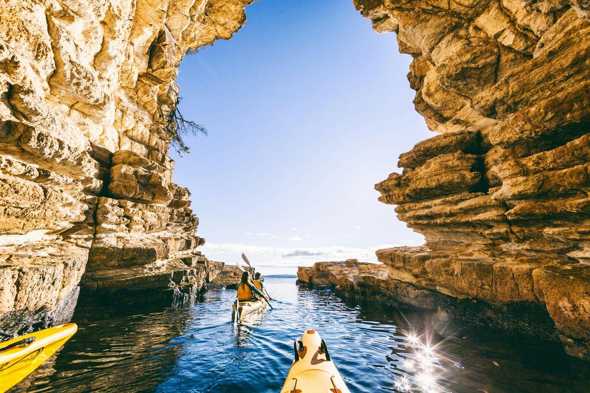 Hobart's Cliffs, Caves and Beaches