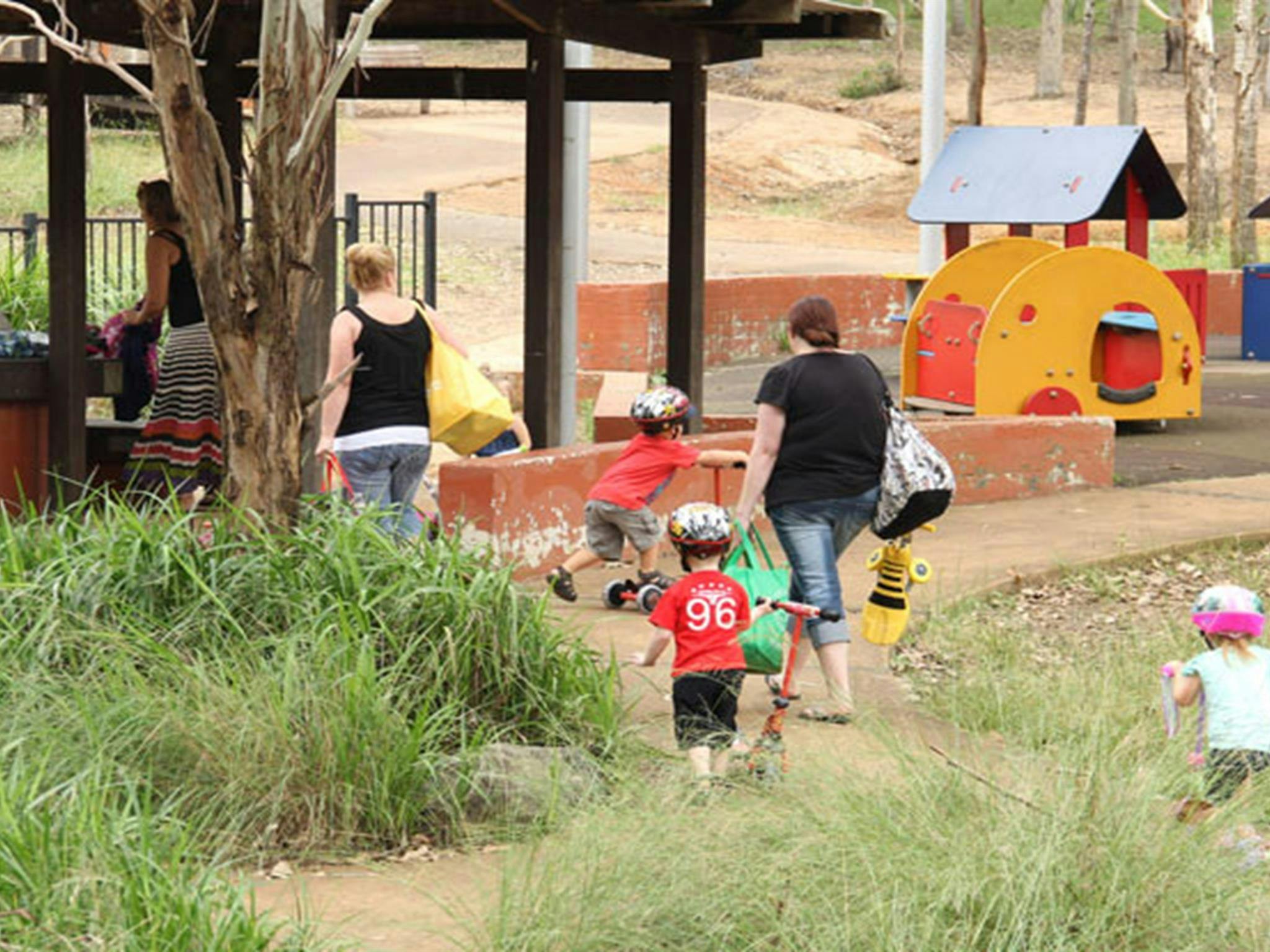 Children at the playground in Rouse Hill Regional Park. Photo: John Yurasek &copy; OEH