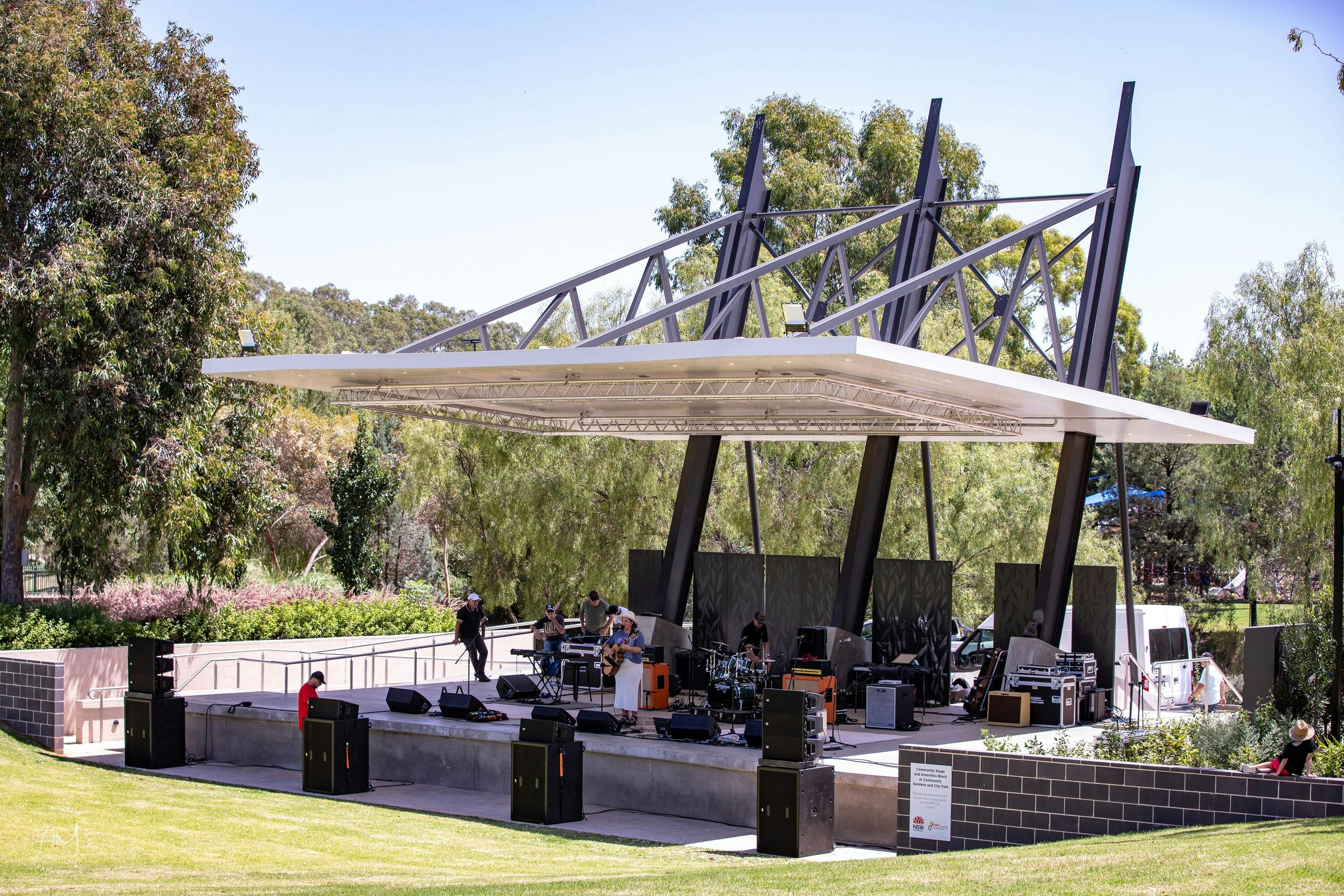 Stuart McWilliam Community Stage - Burley Griffin Community Gardens