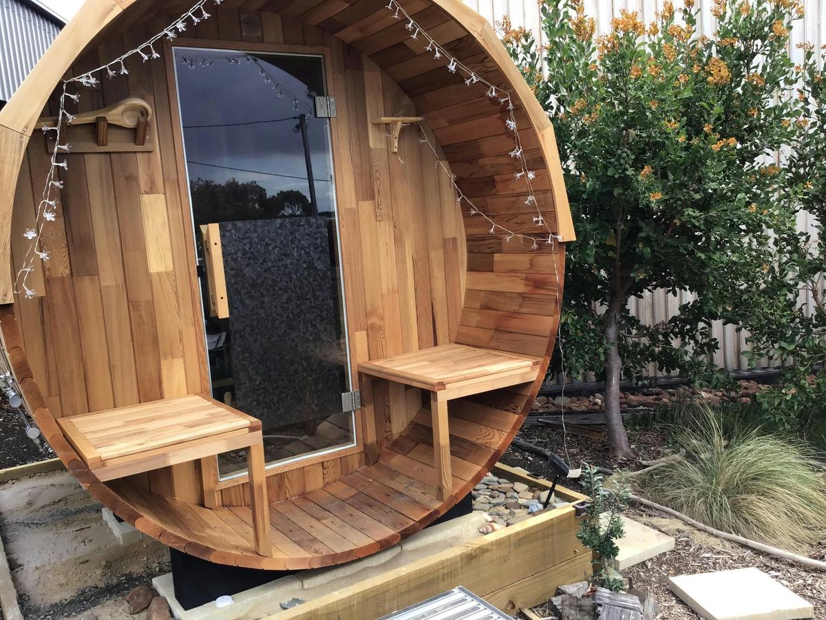 Cedar barrel Sauna
