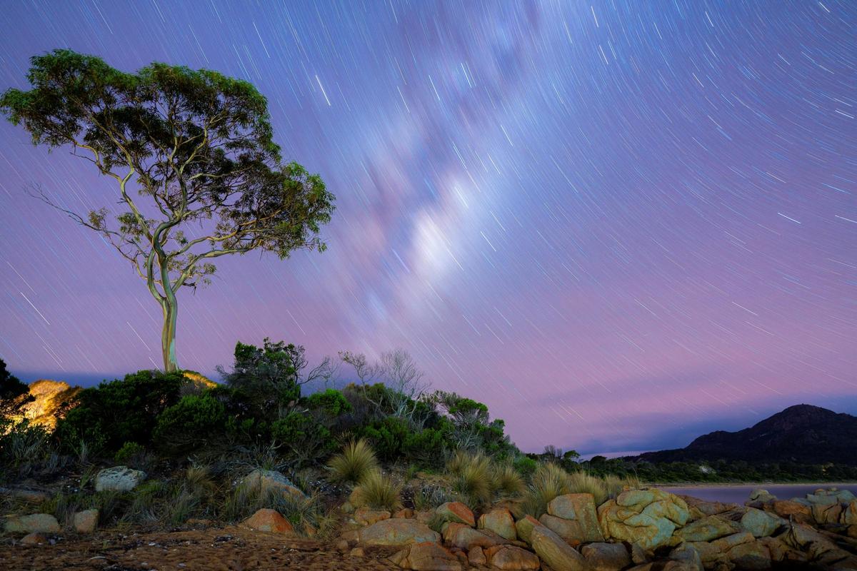 Startrails Over Coles Bay