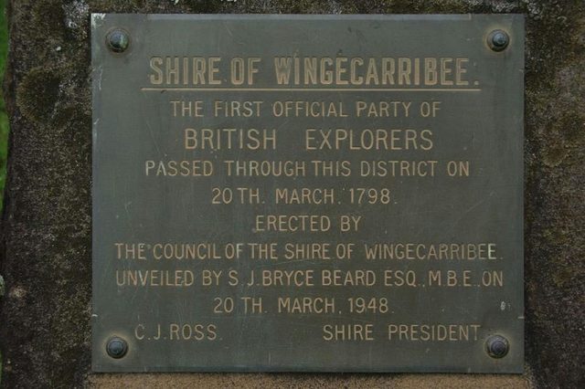 Sutton Forest Explorers Memorial Monument