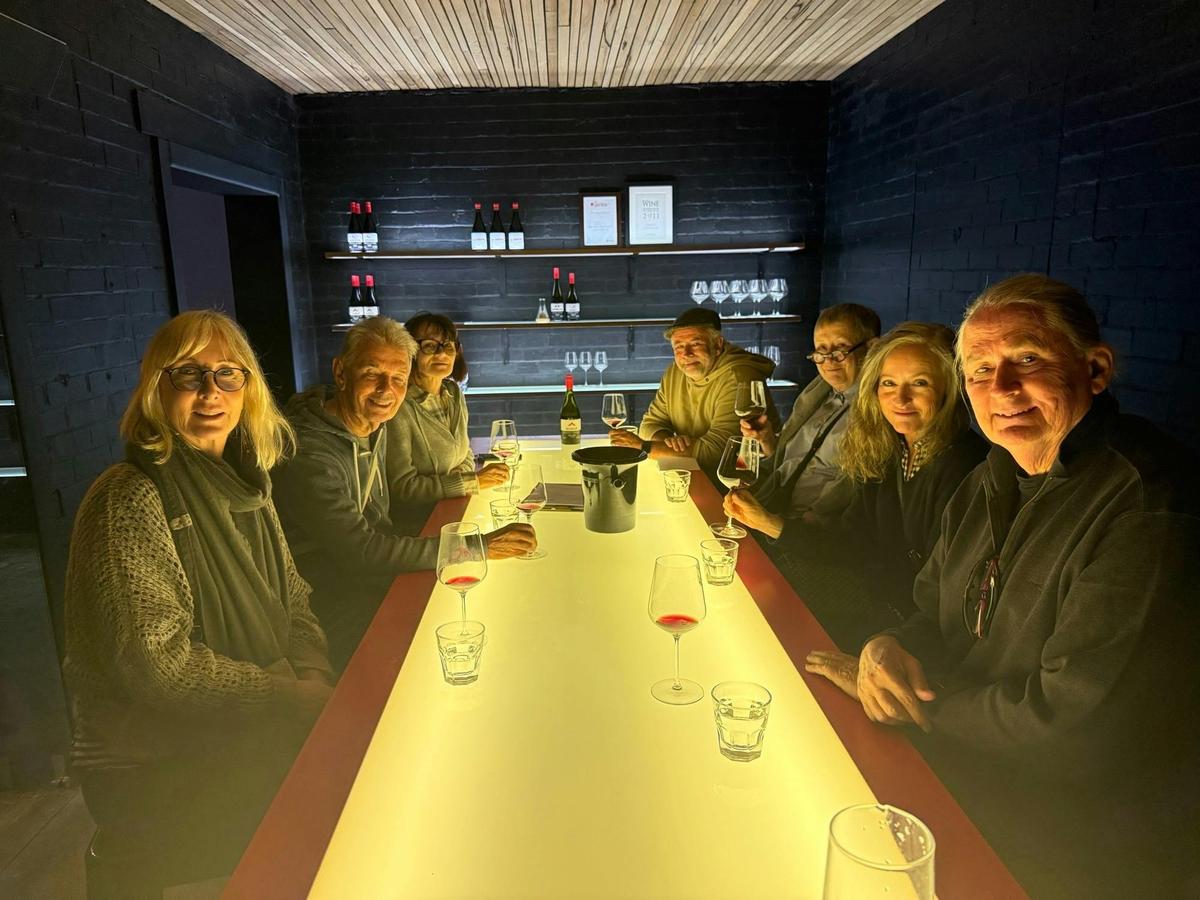 Friends gathered at Glaetzer Dixon