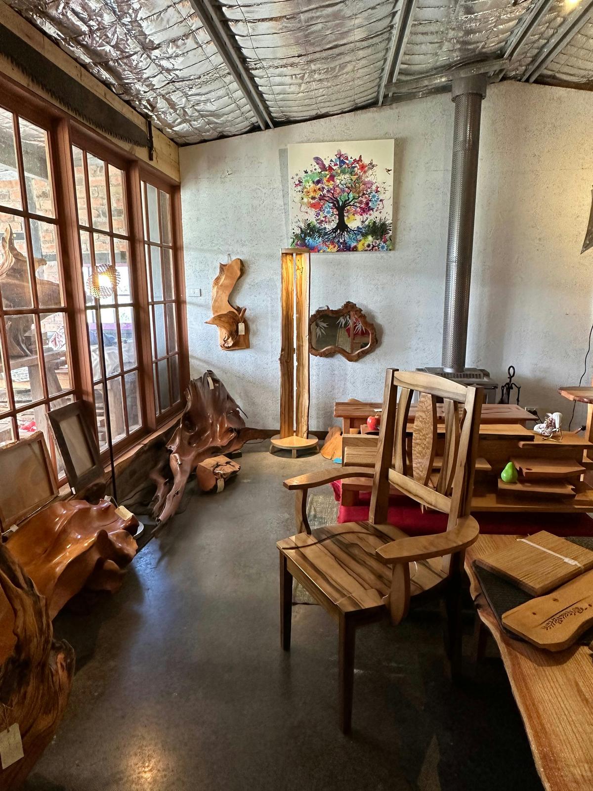 Inside gallery