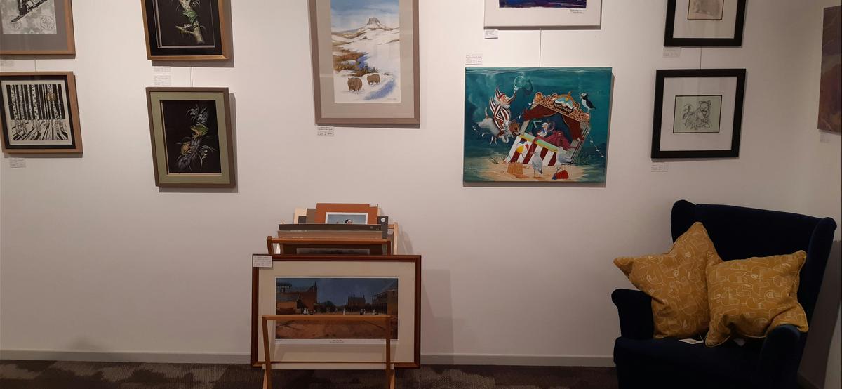 Rear Wall of Gallery